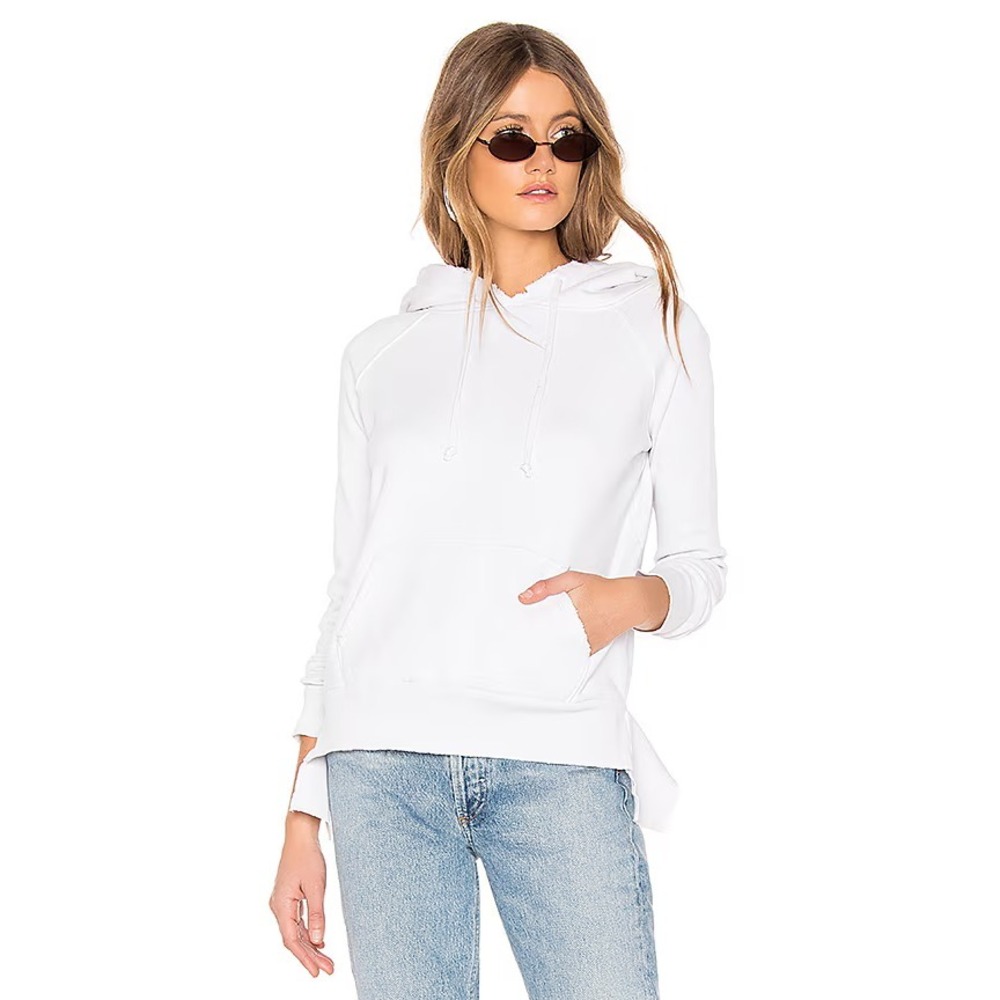 Frank & Eileen Tee Lab Cotton Pullover Hoodie Size XS‎ Distressed Hem Minimalist